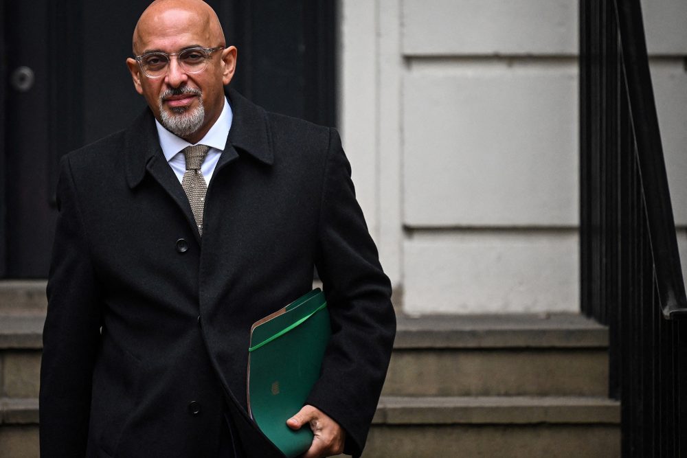 Nadhim Zahawi am Dienstag in London (Bild: Justin Tallis/AFP)