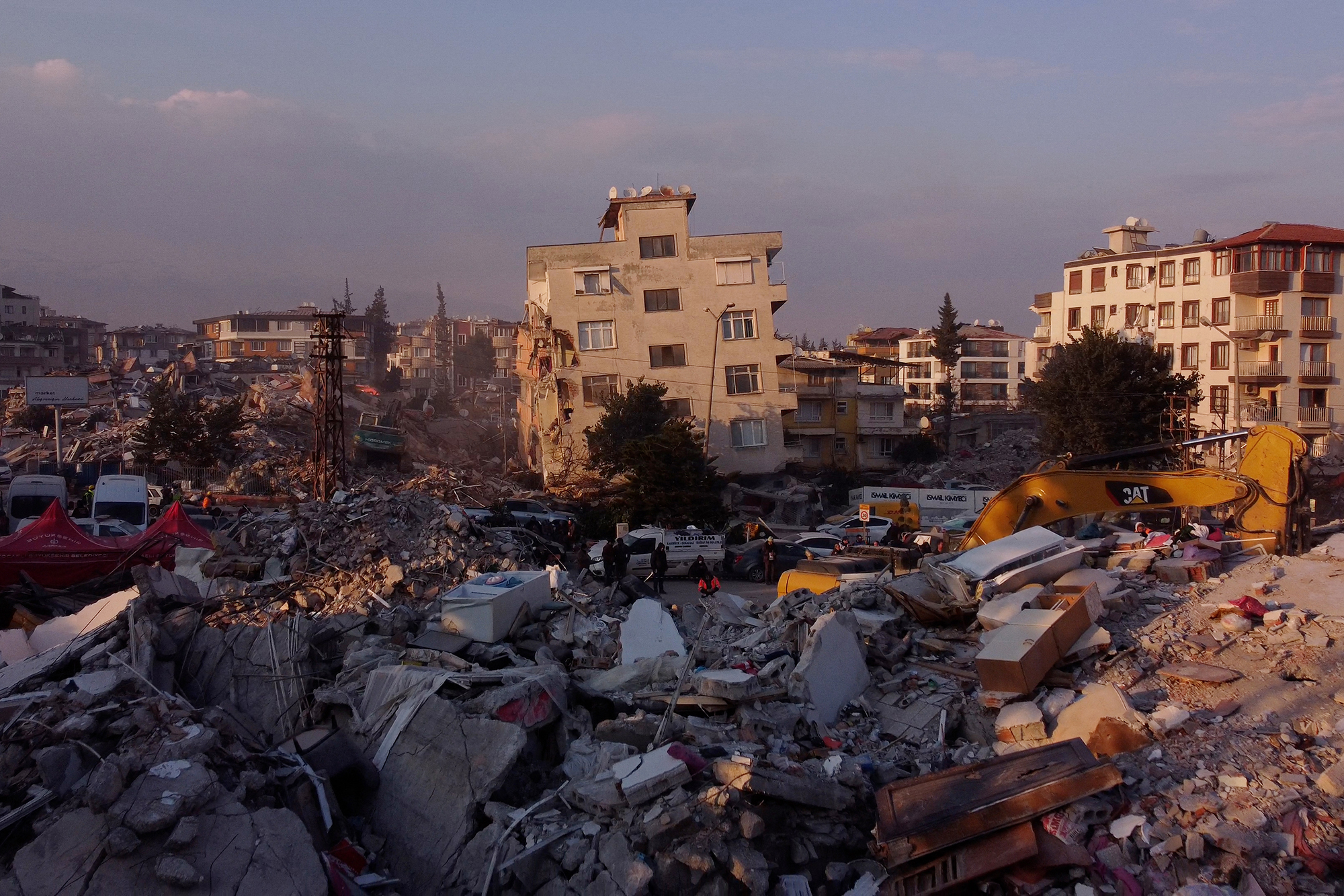 Antakya am 12. Februar (Bild: Hassan Ayadi/AFP)