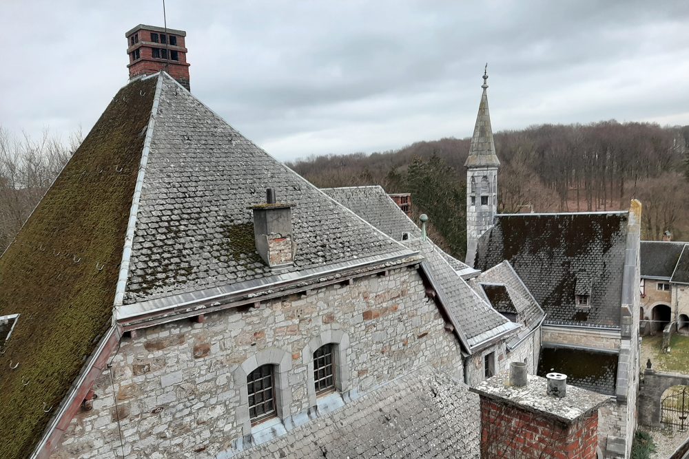 Ortsbesichtigung der Hergenrather Eyneburg (Bild: Michaela Brück/BRF)