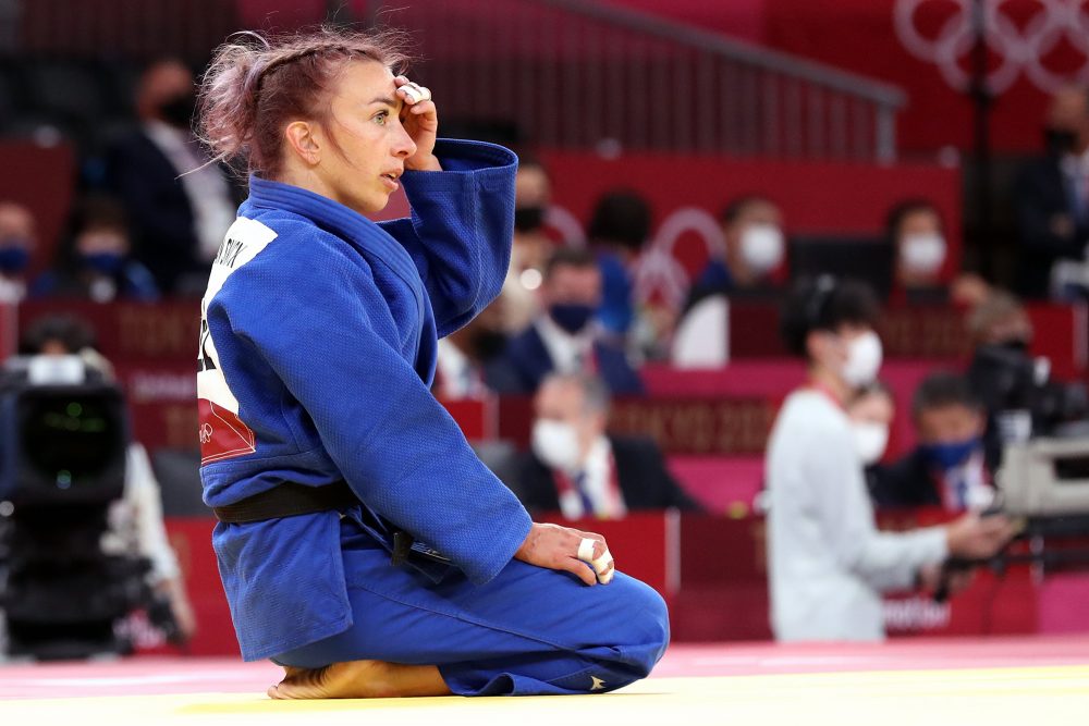 Charline Van Snick bei den Olympischen Spielen in Tokio 2020 (Bild: Benoit Doppagne/Belga)