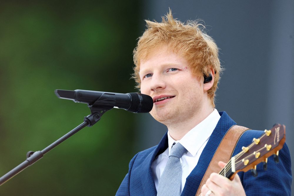 Ed Sheeran bei einem Konzert in London im Juni 2022 (Bild: Hannah McKay/AFP)