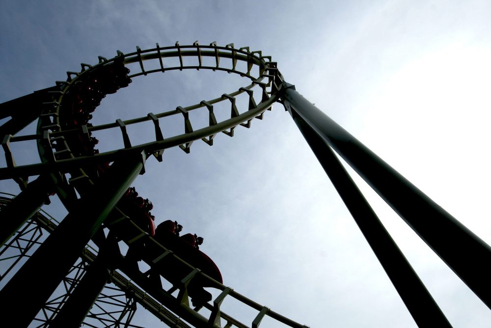 Die Python-Achterbahn im Vergnügungspark Efteling (Bild: Peter De Voecht/Belga)