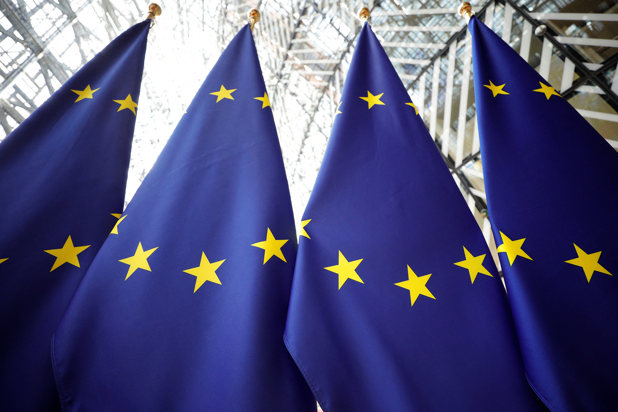 EU-Flaggen (Bild: Geoffroy Van Der Hasselt/AFP)
