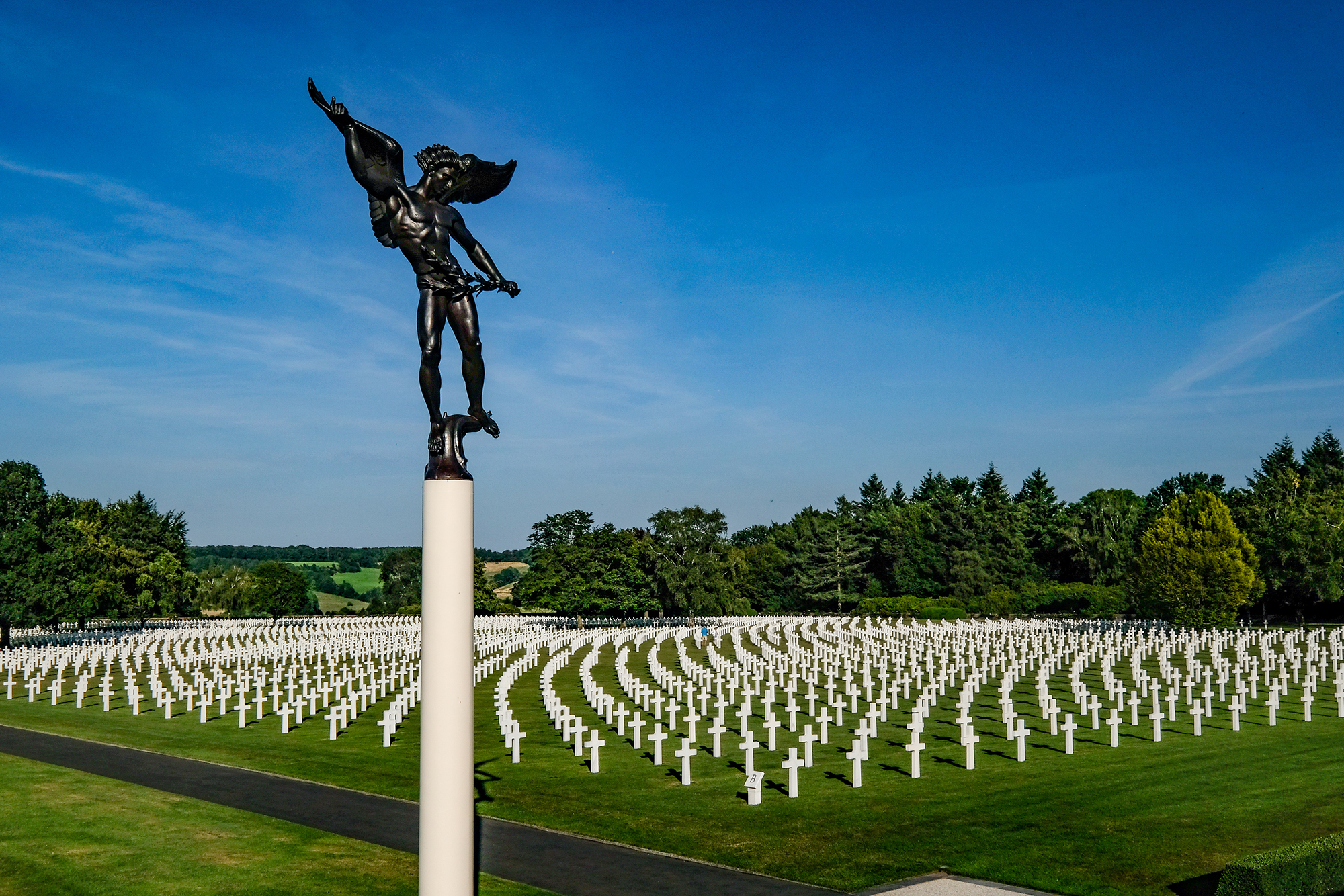 Der amerikanische Soldatenfriedhof Henri-Chapelle (Bild: Bruno Fahy/Belga)