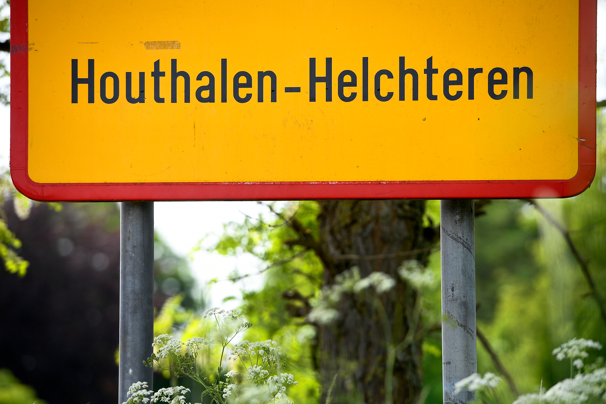 Schild der Gemeinde Houthalen-Helchteren (Bild: Yorick Janens/Belga)