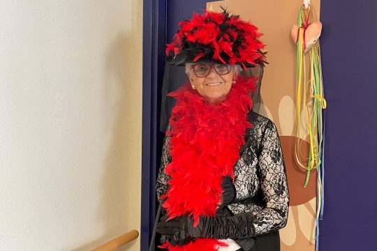 Bäby Schaus-Kesseler ist dieses Jahr Obermöhne im Seniorenheim St. Vith (Bild: Raffaela Schaus/BRF)