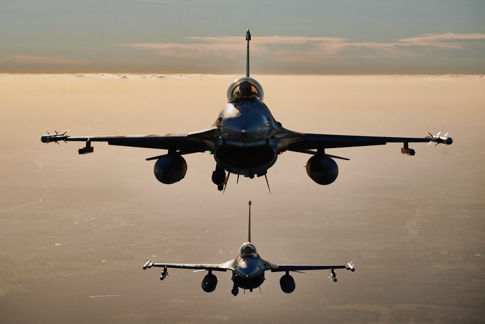 F-16-Kampfjet (Illustrationsbild: Radoslaw Jozwiak/AFP)