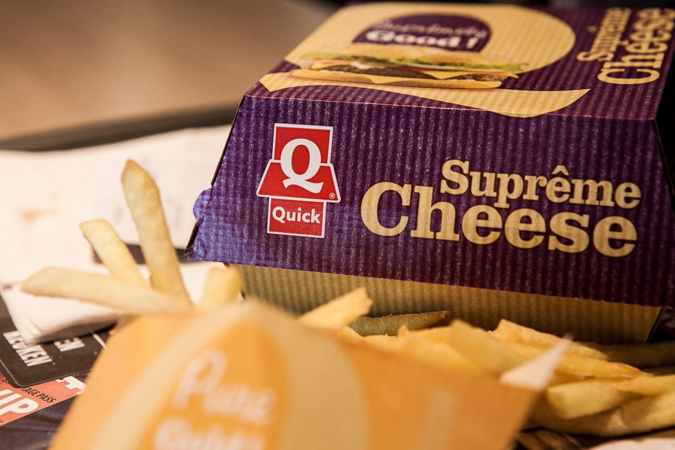 Menü im Quick-Schnellrestaurant