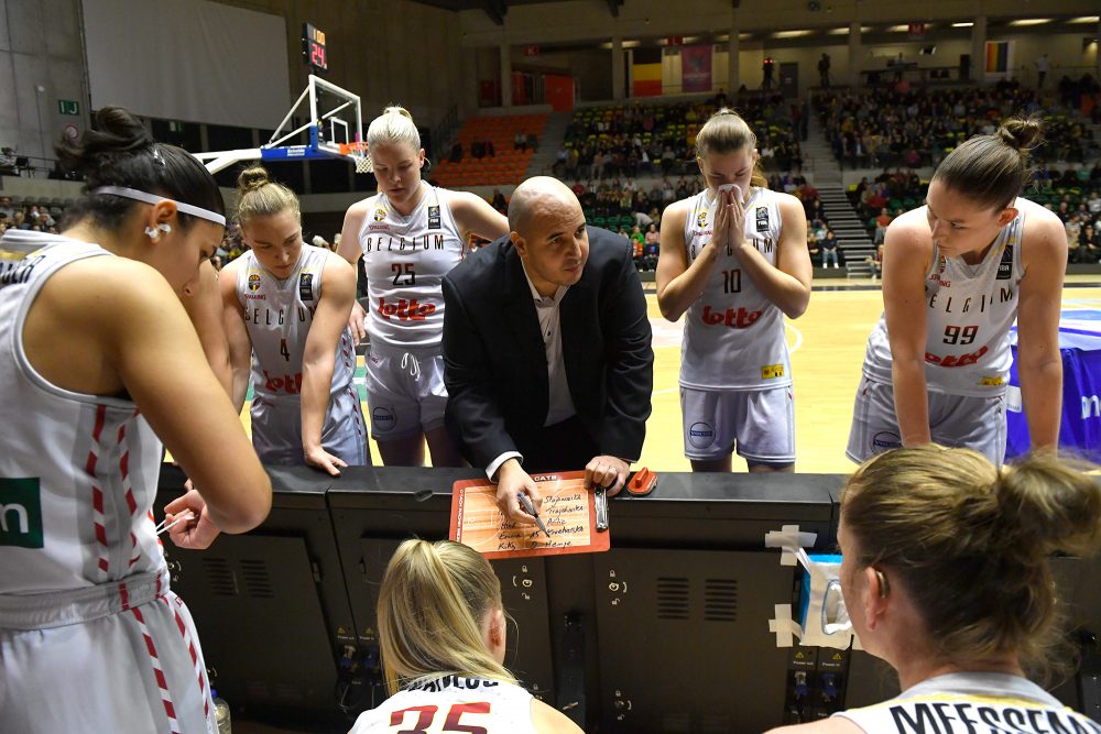 Die Belgian Cats mit Trainer Meziane (Bild: John Thys/Belga)