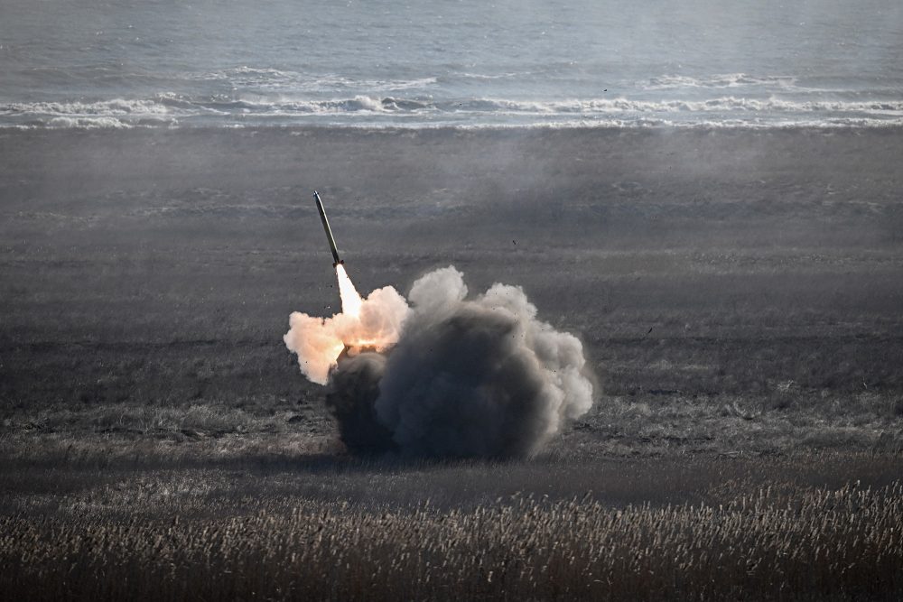 Rakete wird abgefeuert