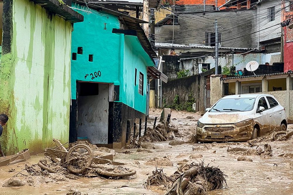 Überschwemmungen in Sao Sebastiao (Bild: Sao Sebastiao City Hall/AFP)