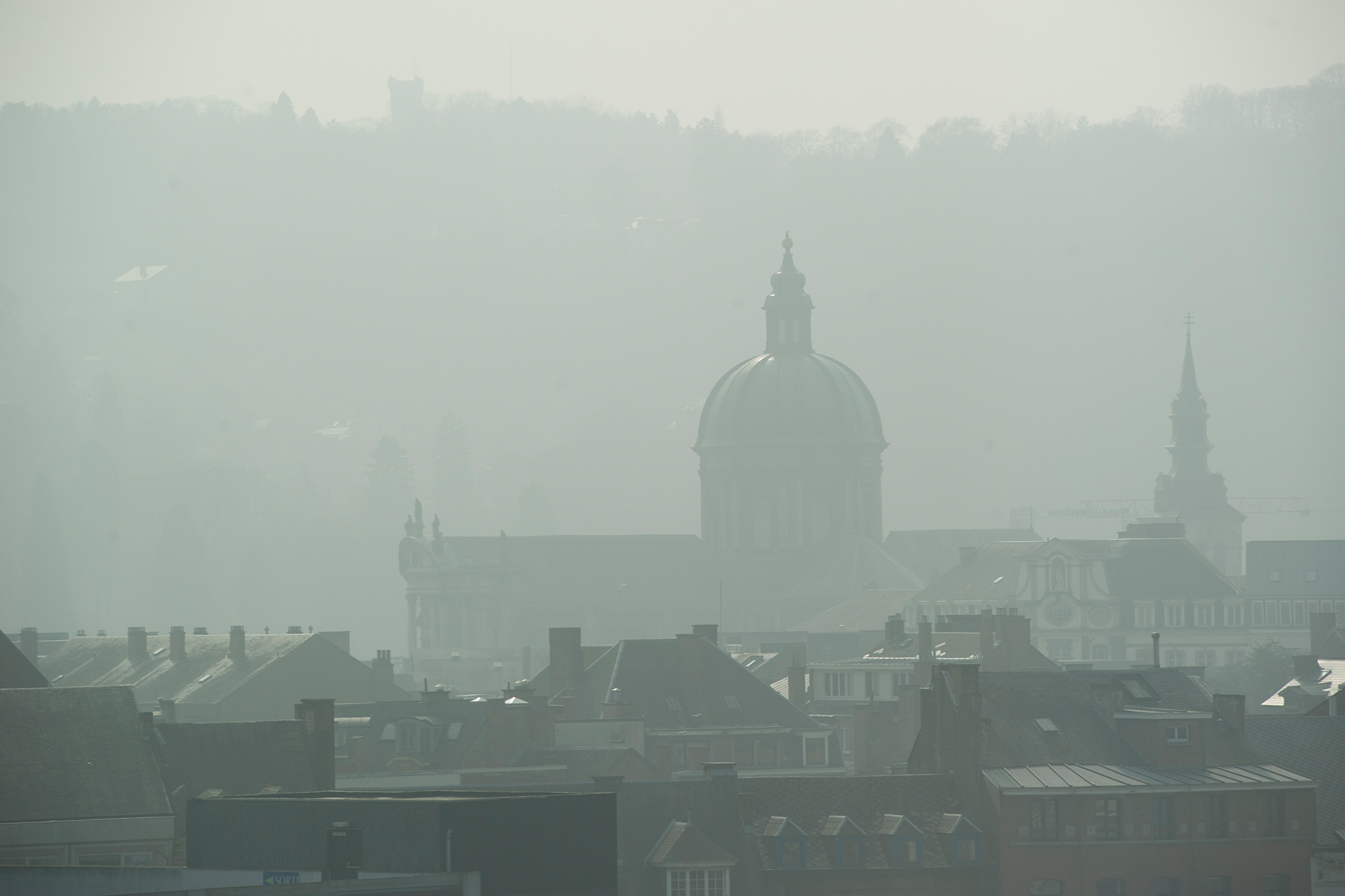 Smog in Namur