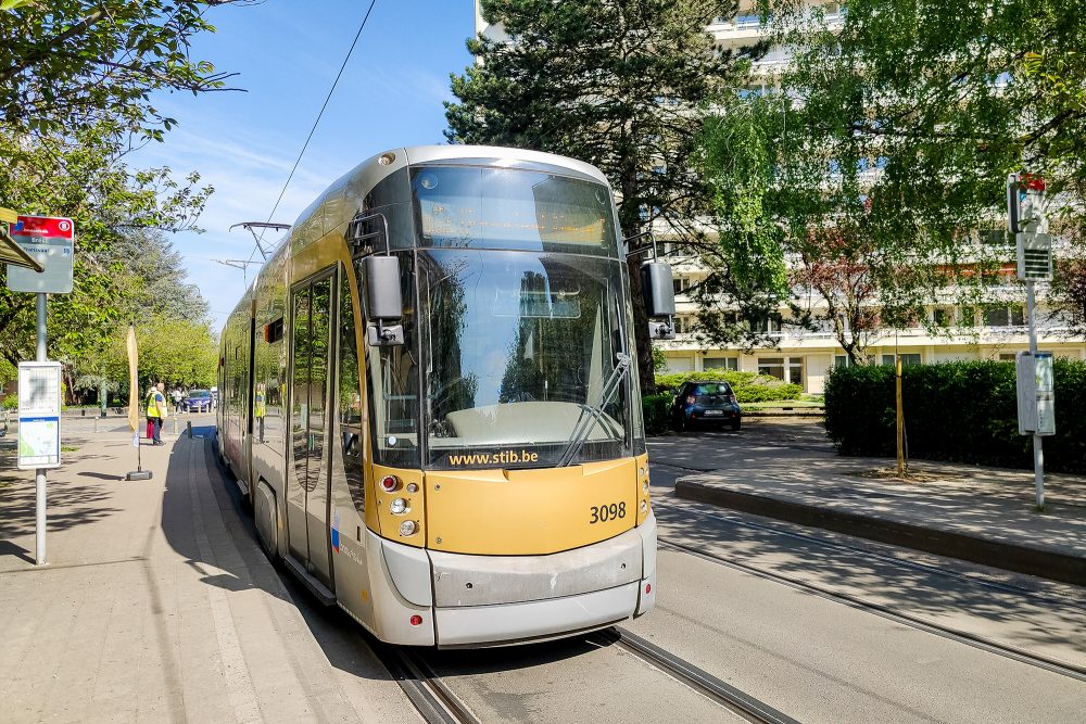 Tram der Stib in Brüssel (Bild: Ophelie Delarouzee/Belga)