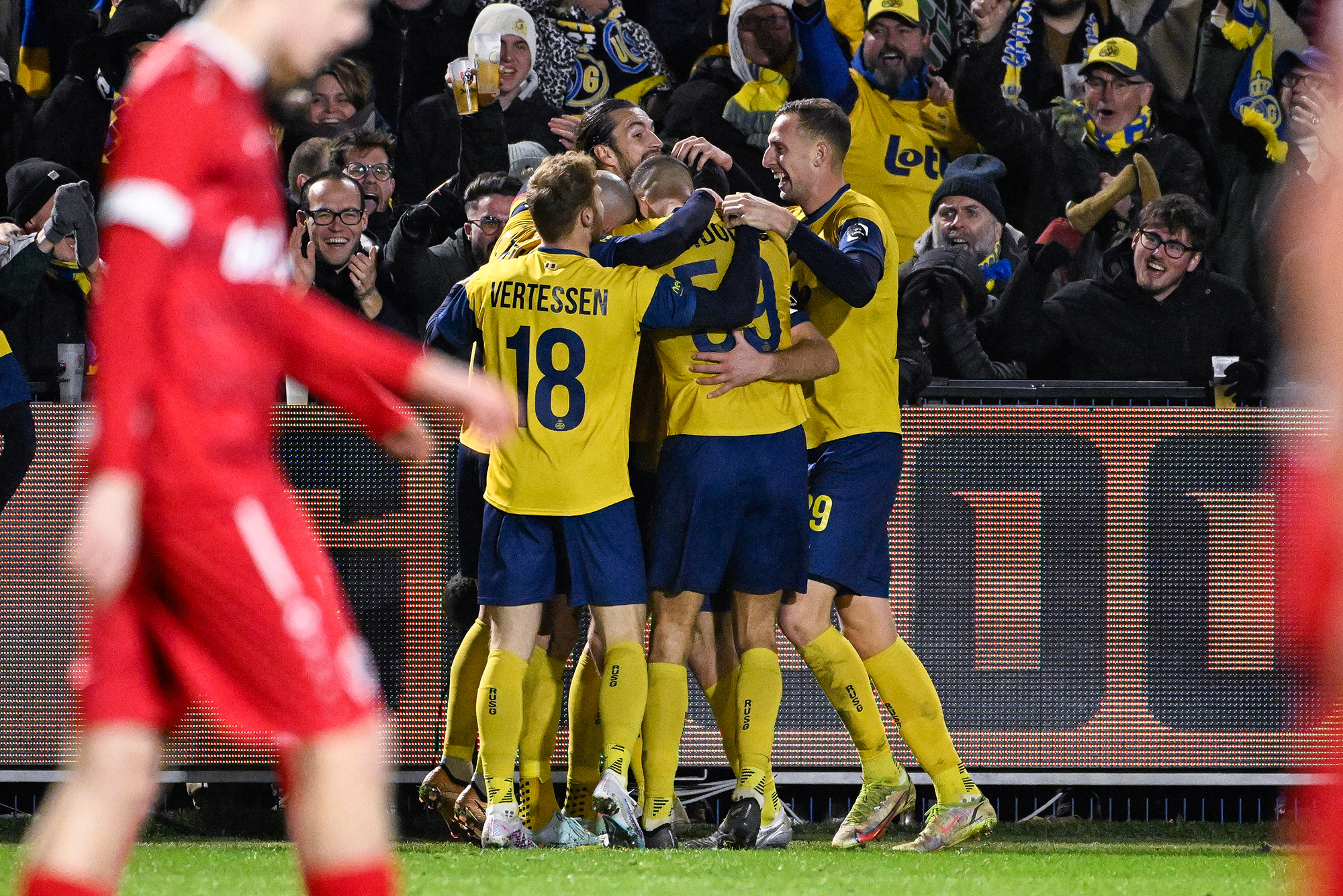 Landespokal-Halbfinale: Union gewinnt Hinspiel gegen Antwerpen (Bild: Laurie Dieffembacq/Belga)