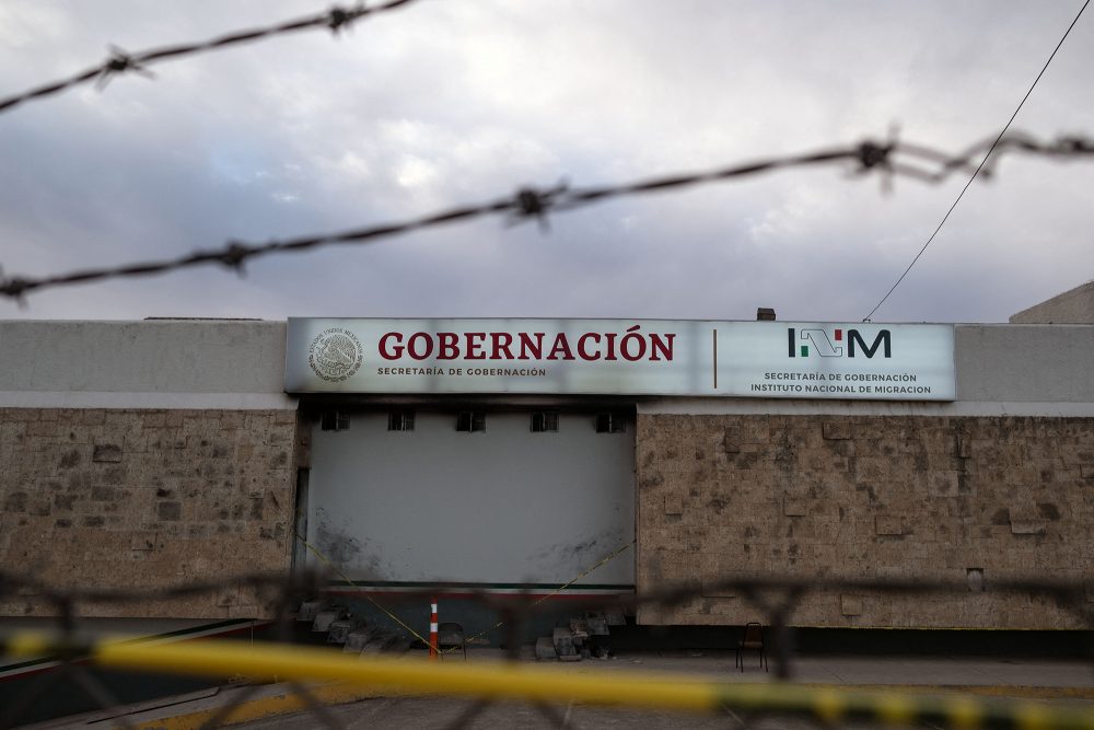 Blick auf das Einwanderungsgefängnis in Ciudad Juarez im mexikanischen Bundesstaat Chihuahua (Bild: Guillermo Arias/AFP)