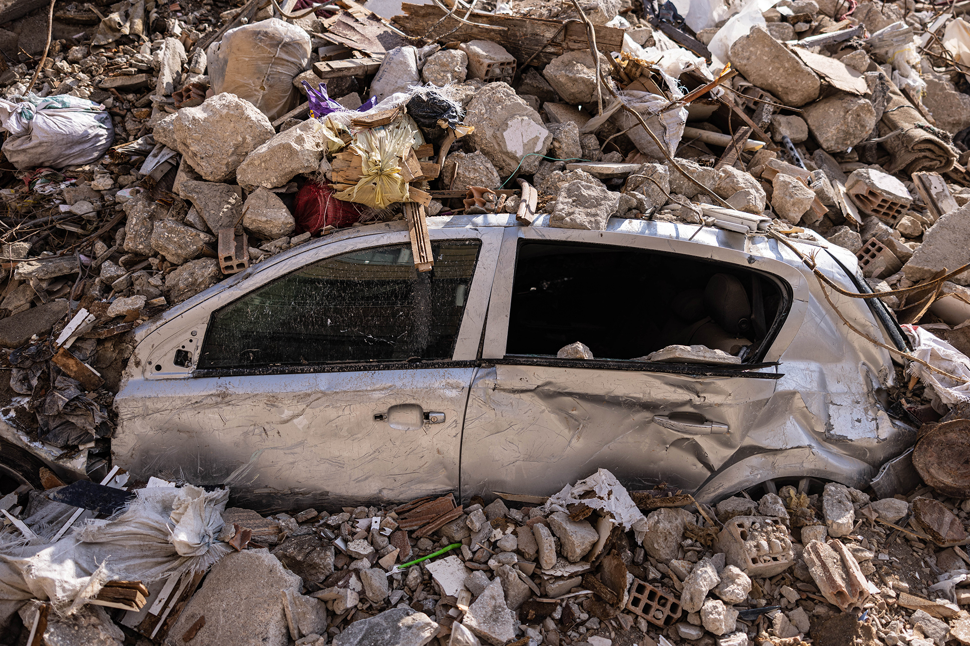 Zerstörungen in Antakya nach den schweren Erdbeben (Bild: Sameer Al-Doumy/AFP, 21.2.)