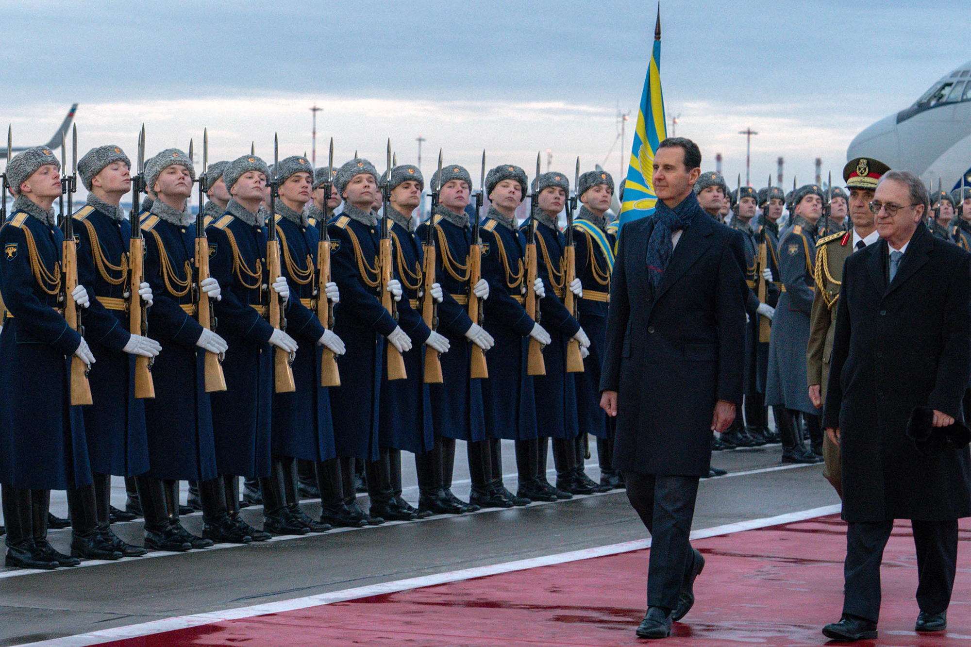 Syriens Präsident Assad in Moskau (Bild: Sana/AFP)