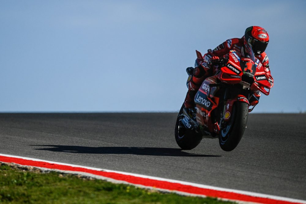 Ducati-Fahrer Bagnaia (Bild: Patricia De Melo Moreira / AFP)