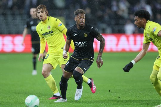 Anderlecht's Amir Murillo pictured in action during the match between Belgian soccer team RSC Anderlecht and Spanish Villarreal CF, the first leg of the round of 16 of the UEFA Europa Conference League competition, in Anderlecht, Brussels, Thursday 09 March 2023. BELGA PHOTO BRUNO FAHY