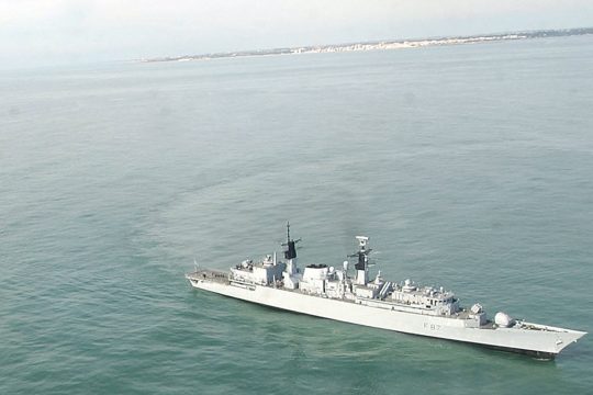 Britische Fregatte (Illustrationsbild: Toni Rodriguez/AFP)