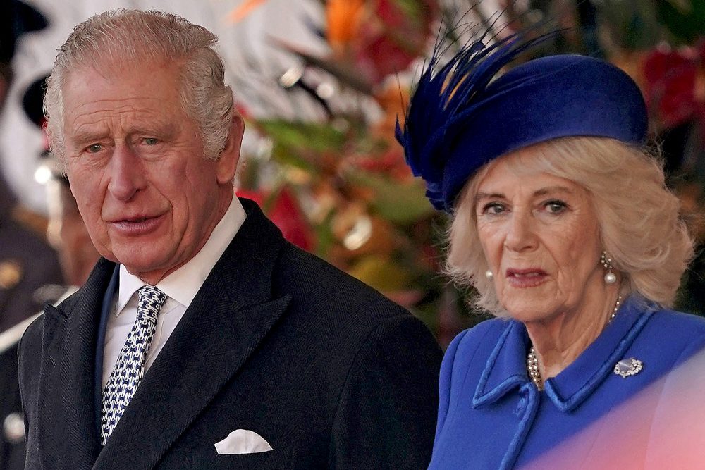 König Charles mit Camilla