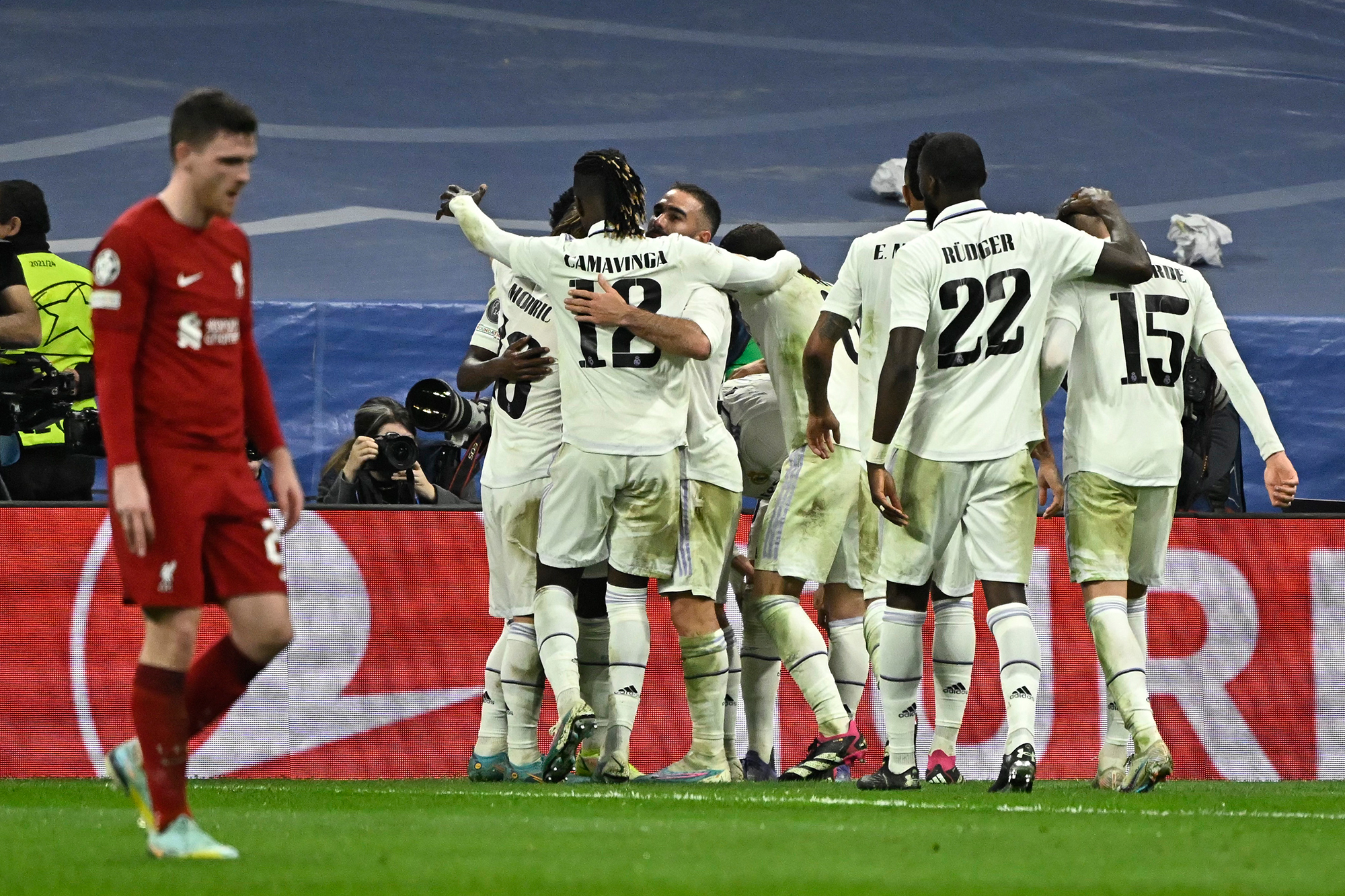 Real Madrid hat die Runde der letzten Acht erreicht (Bild: Javier Soriano/AFP)