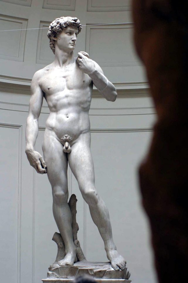 Die David-Statue von Michelangelo in Florenz (Bild: Marco Bucco/Ansa/EPA)