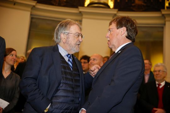 Profiteure einer üppigen Extra-Pension: Herman De Croo und Siegfried Bracke (Bild: Nicolas Maeterlinck/Belga)