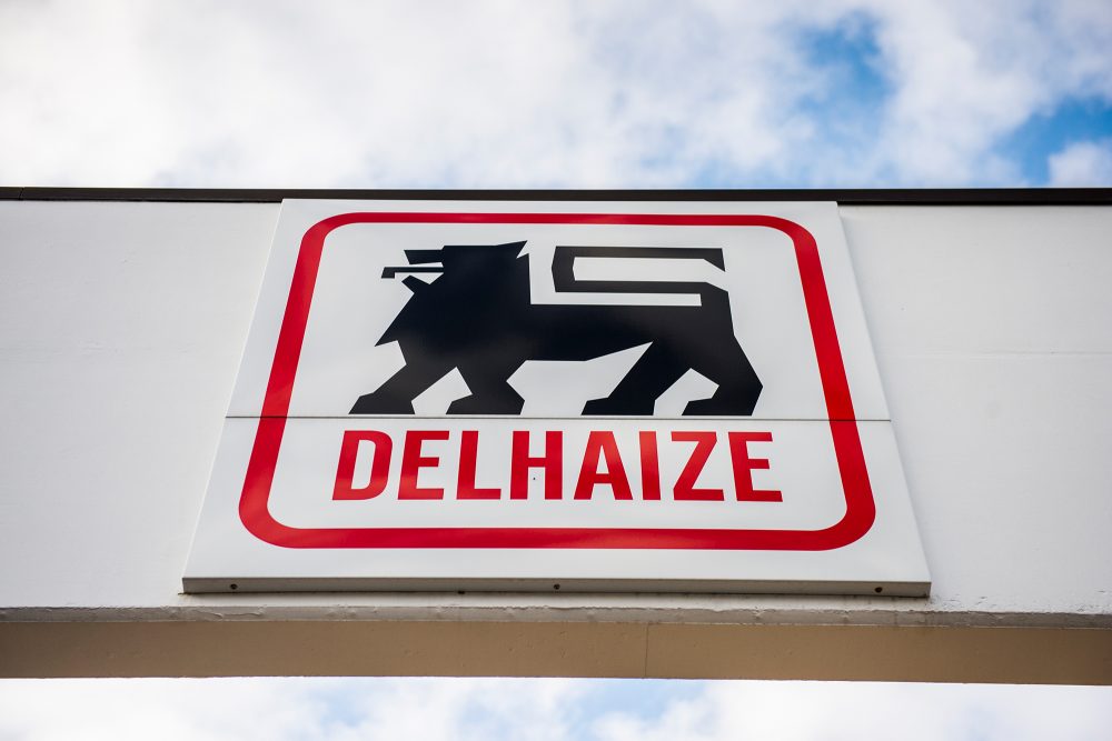 Logo von Delhaize (Archivbild: Laurie Dieffembacq/Belga)