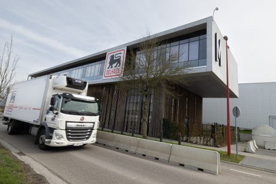 Der Delhaize-Hauptsitz in Zellik