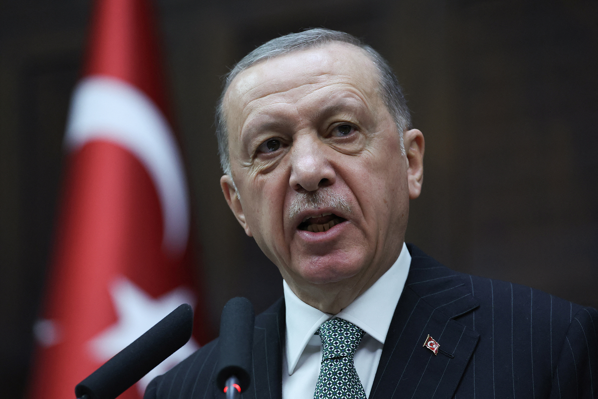 Der türkische Präsident Recep Tayyip Erdogan am Mittwoch in Ankara (Bild: Adem Altan/AFP)
