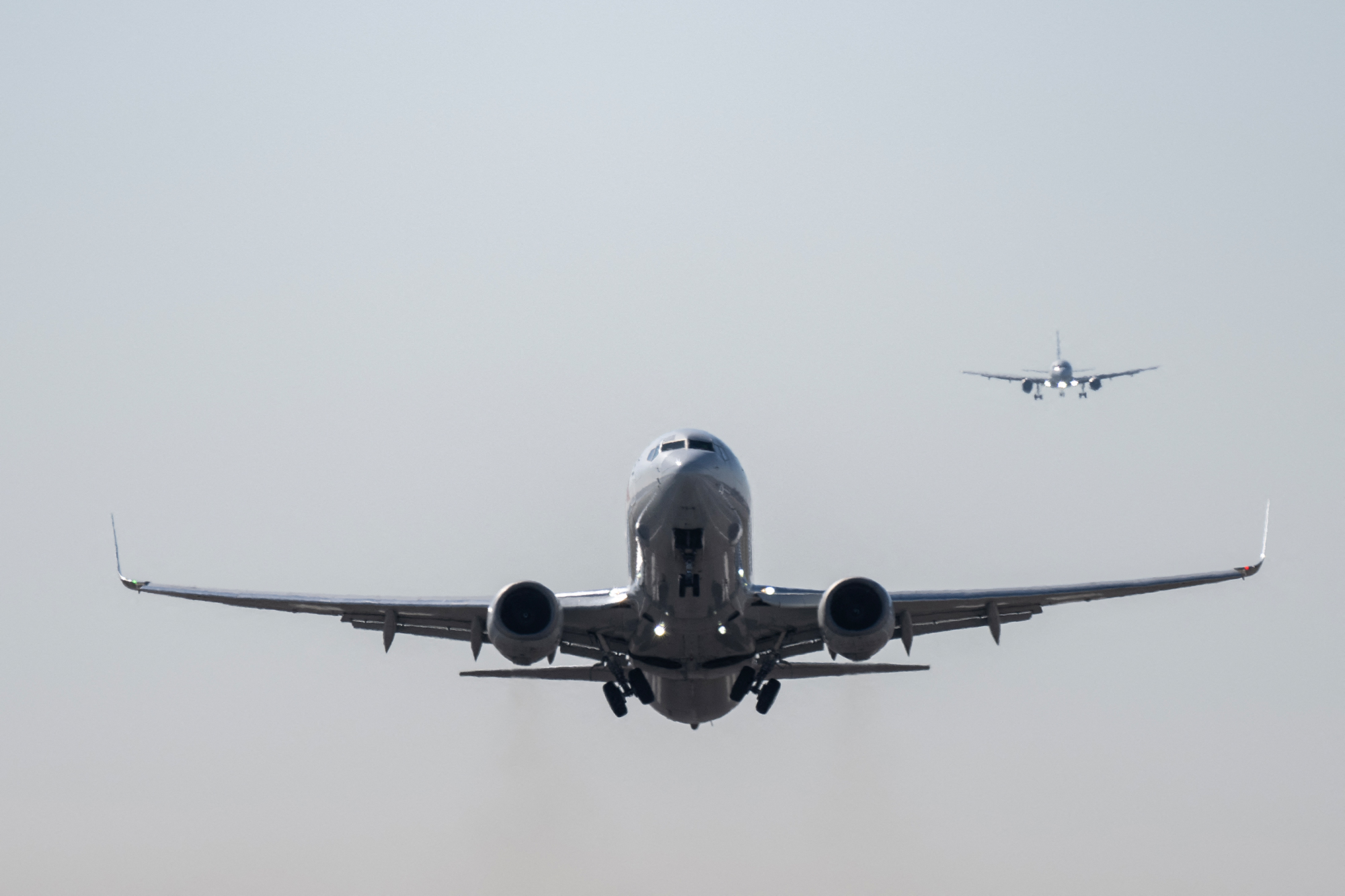Auch der Flugverkehr trägt zum Klimawandel bei (Illustrationsbild: Andrew Caballero-Reynolds/AFP)