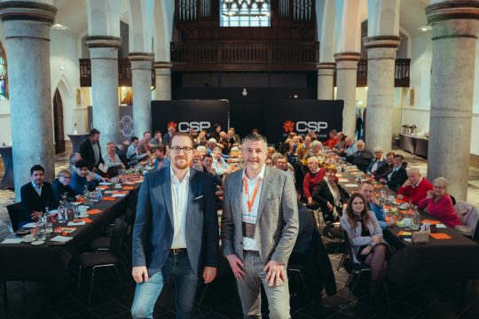 CSP geht mit Jérôme Franssen und Pascal Arimont ins Rennen um das PDG und das EU-Parlament (Bild: CSP)