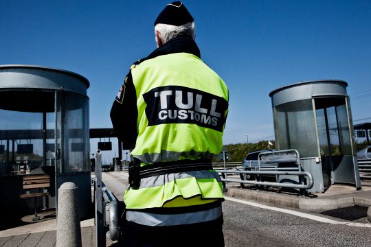 Grenzkontrolle an der Öresundbrücke zwischen Kopenhagen, Dänemark, und Malmö, Schweden (Illustrationsbild: Morten Germund/EPA)
