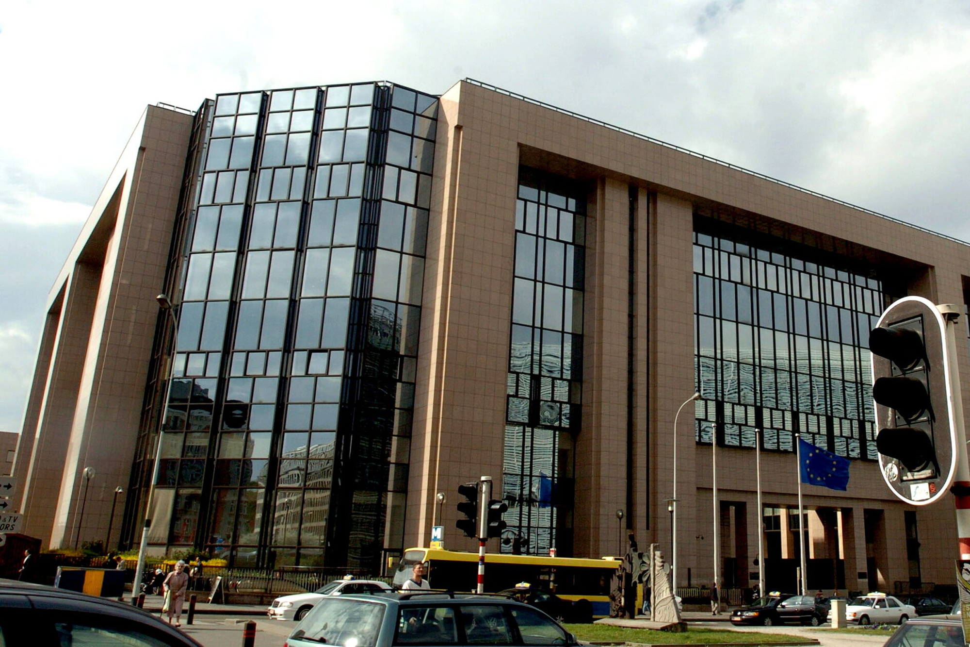 Das Justus-Lipsius-Gebäude im Brüsseler Europaviertel (Archivbild: Herwig Vergult/Belga)