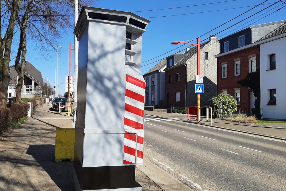 Lidar-Blitze auf der Aachener Straße in Kettenis