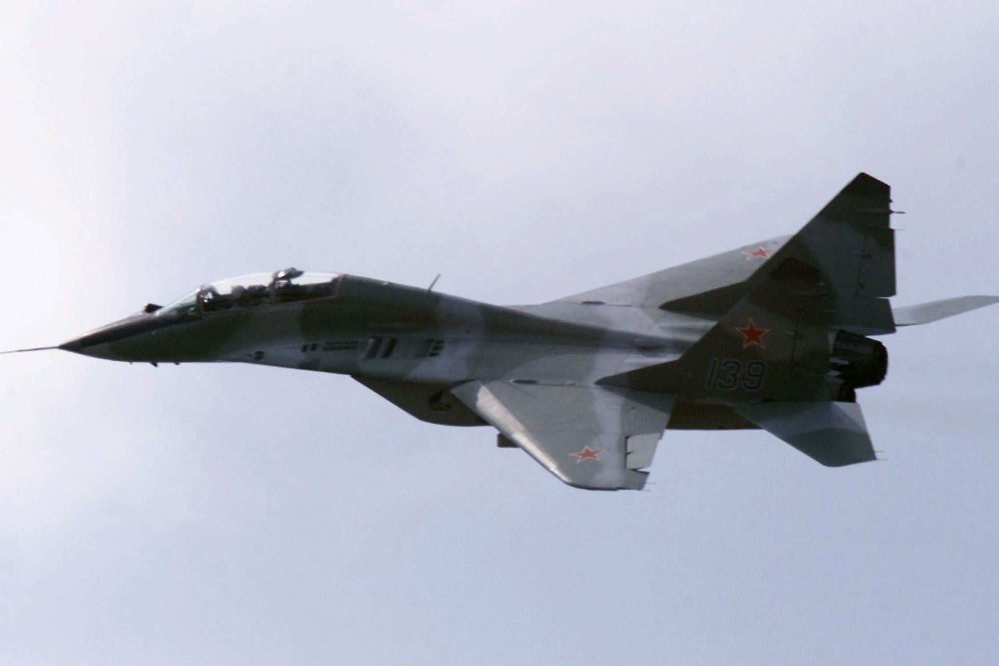 Ein russisches Kampfflugzeug MIG29 (Archivbild)