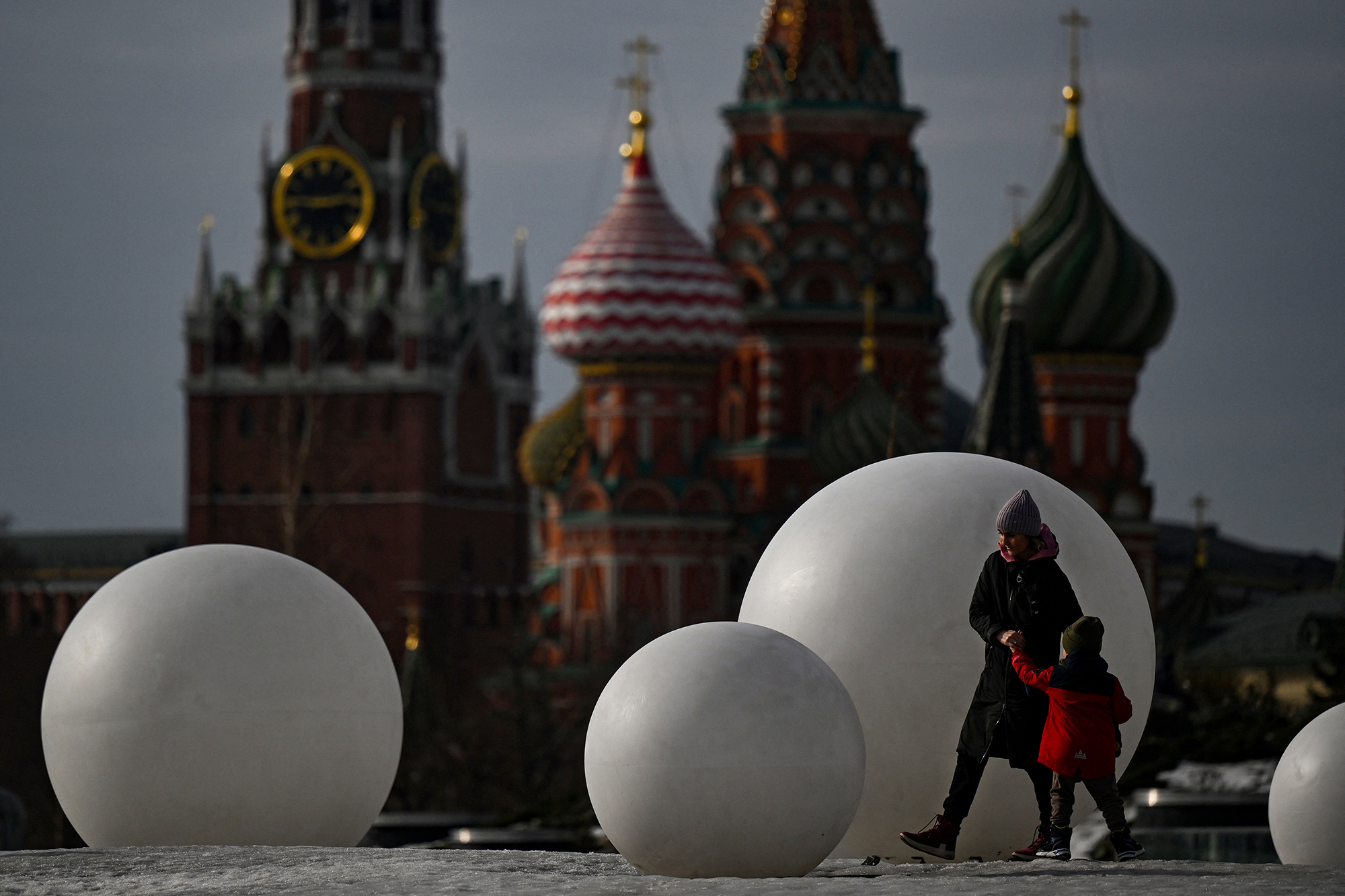 Moskau am 15. März (Bild: Natalia Kolesnikova/AFP)