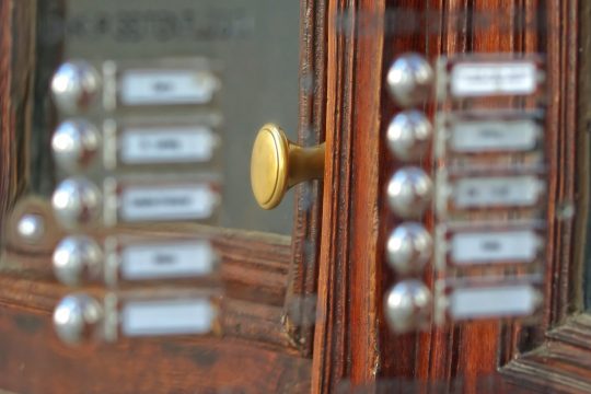 Klingelschild mit Nachnamen