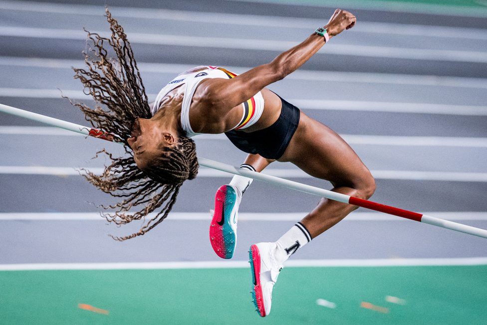 Nafi Thiam bei der Hallen-EM in Istanbul