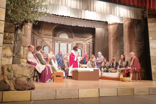 Passionsspiele 2023 in Kelmis: Generalprobe (Bild: Lena Orban/BRF)