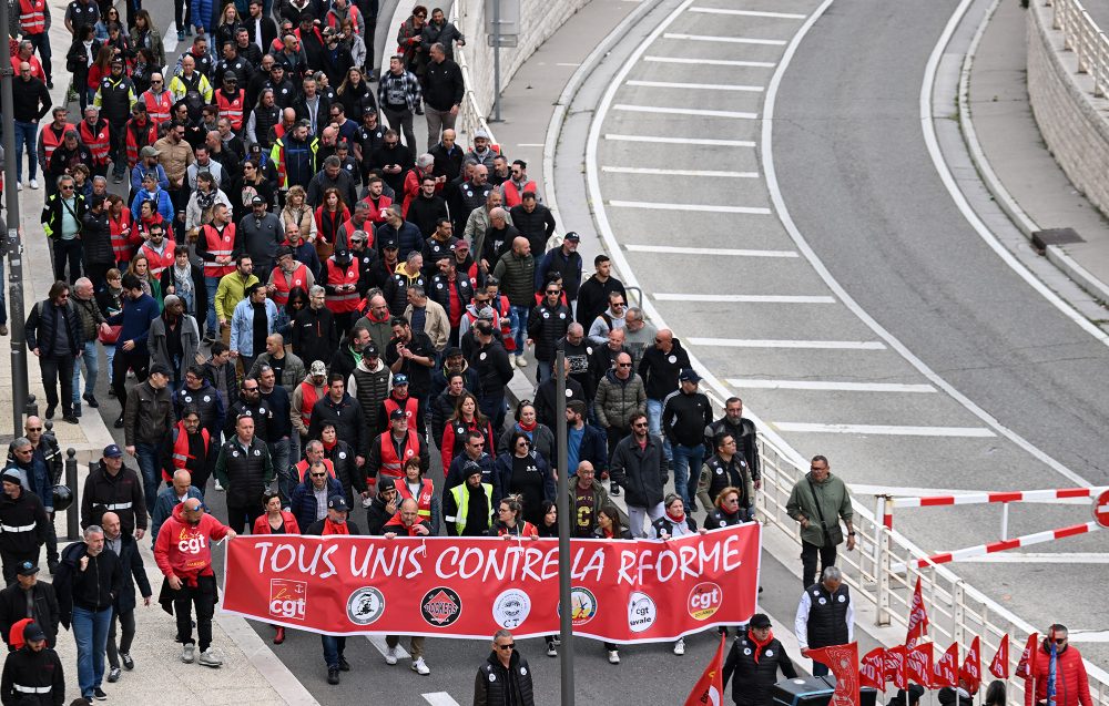 Die Proteste gegen die Rentenreform in Frankreich gehen weiter