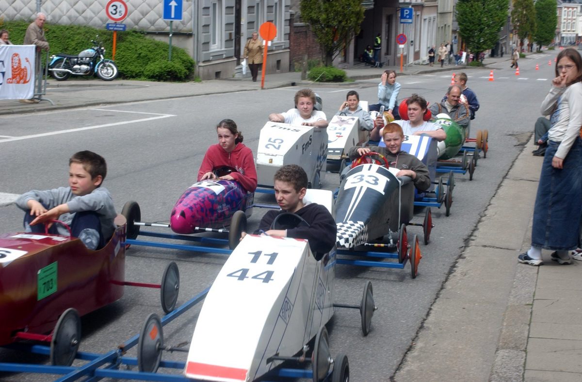 Seifenkistenrennen in Eupen (Archivbild: GrenzEcho)