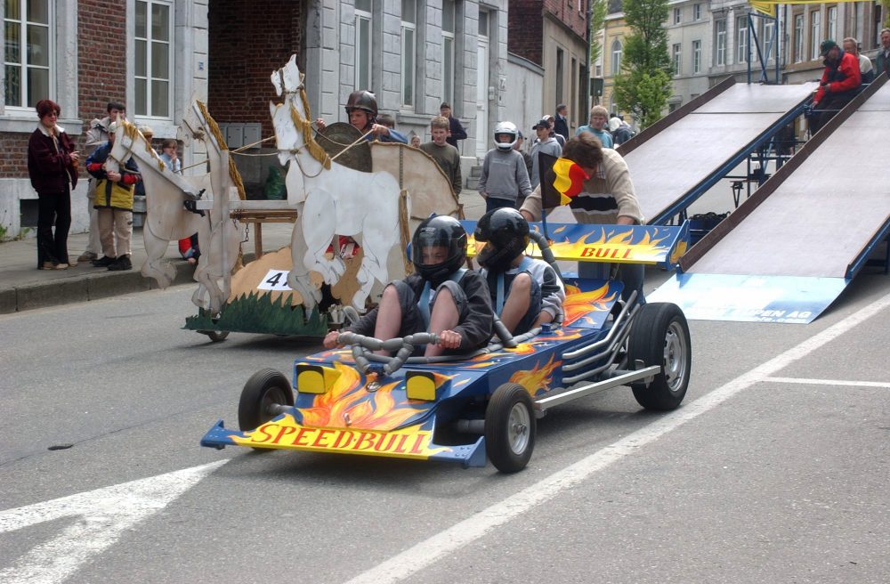 Seifenkistenrennen in Eupen (Archivbild: GrenzEcho)