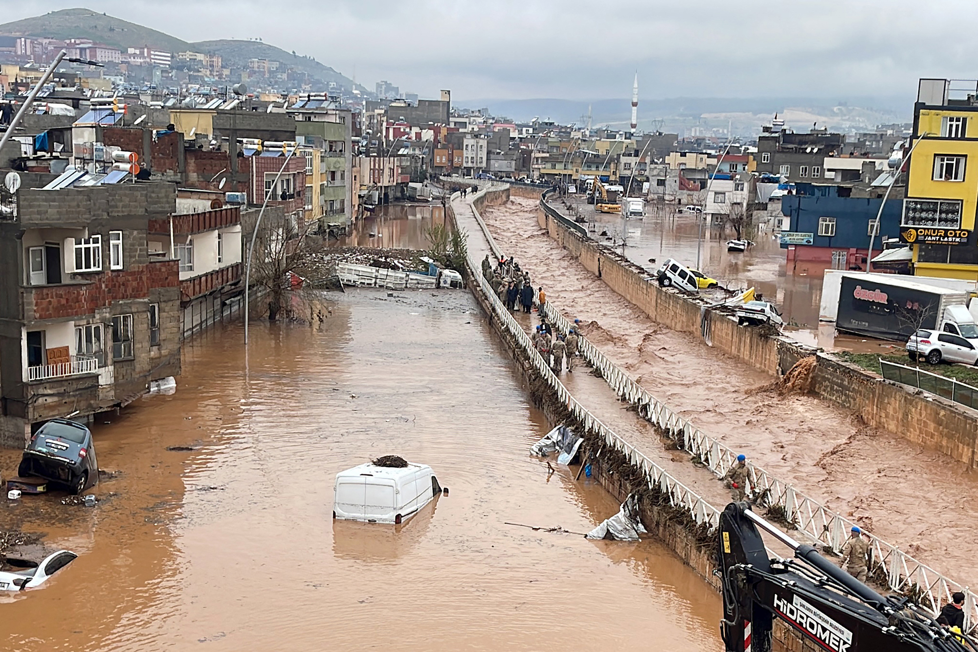 Hochwasser in Sanliurfa im Südosten der Türkei (Bild: Demiroren News Agency/AFP)