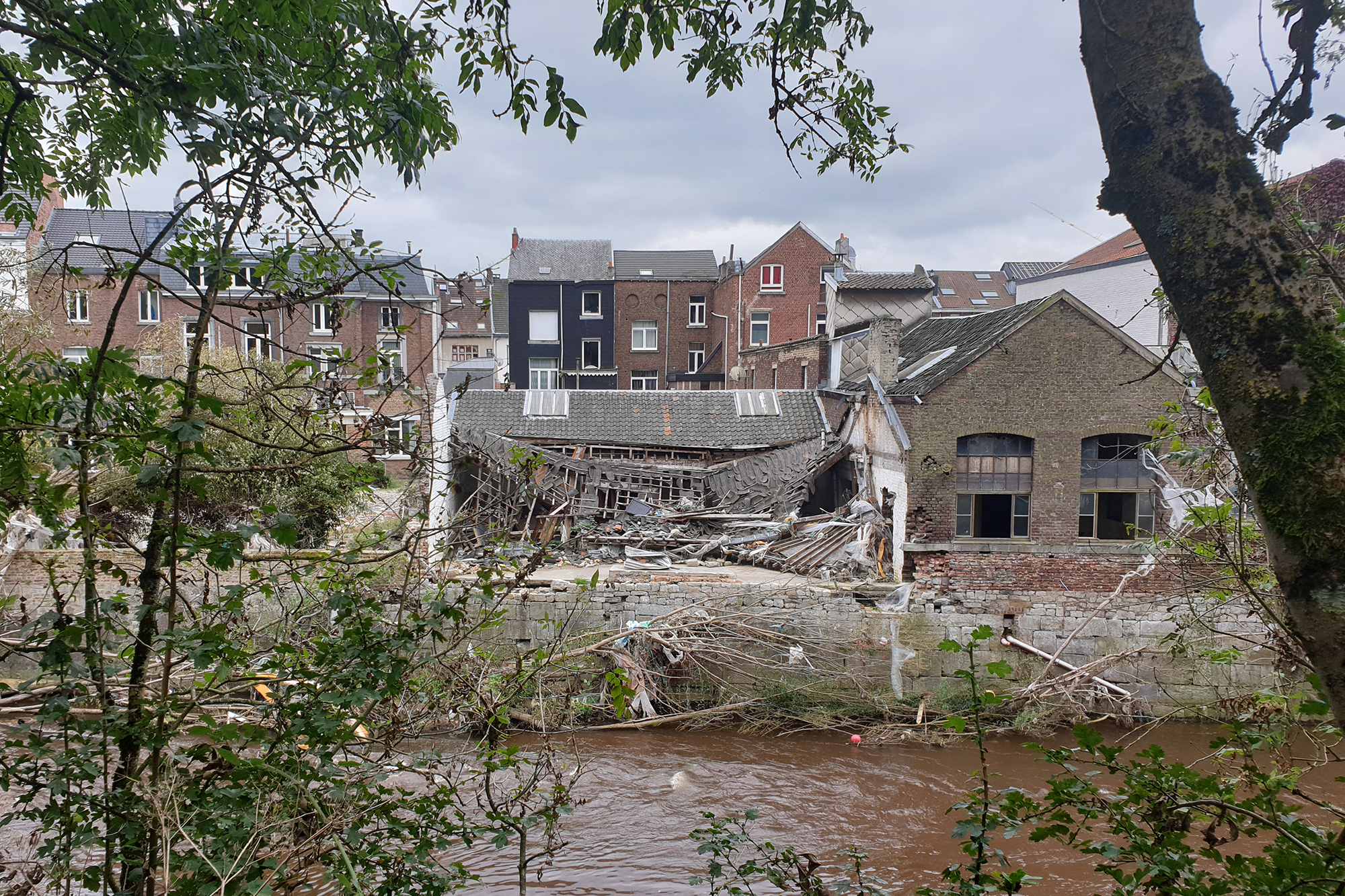 Hochwasserschäden in Verviers im September 2021 (Bild: Lena Orban/BRF)