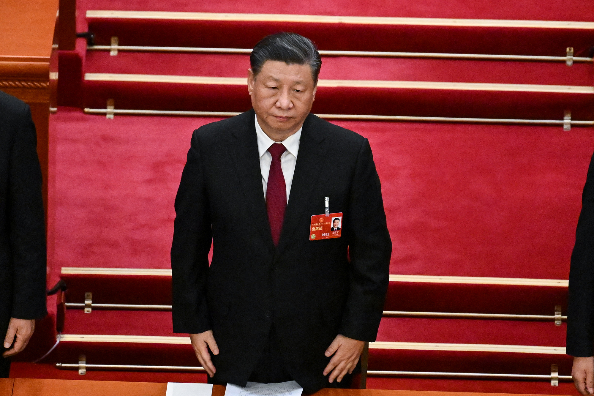 Chinas Präsident Xi Jinping bei der Jahrestagung des Volkskongresses in Peking (Bild: Noel Celis/AFP)