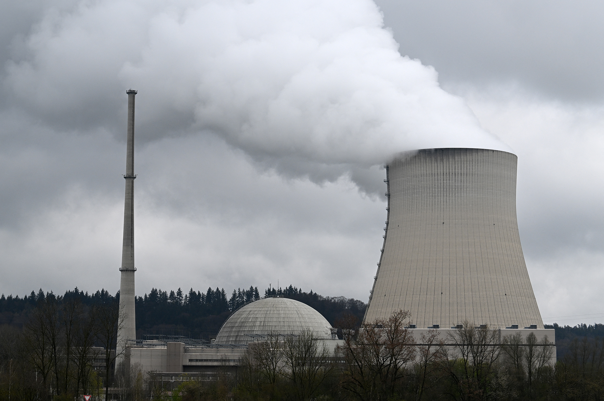 Kernkraftwerk Isar in Niederbayern (Archivbild: Christof Stache/AFP)