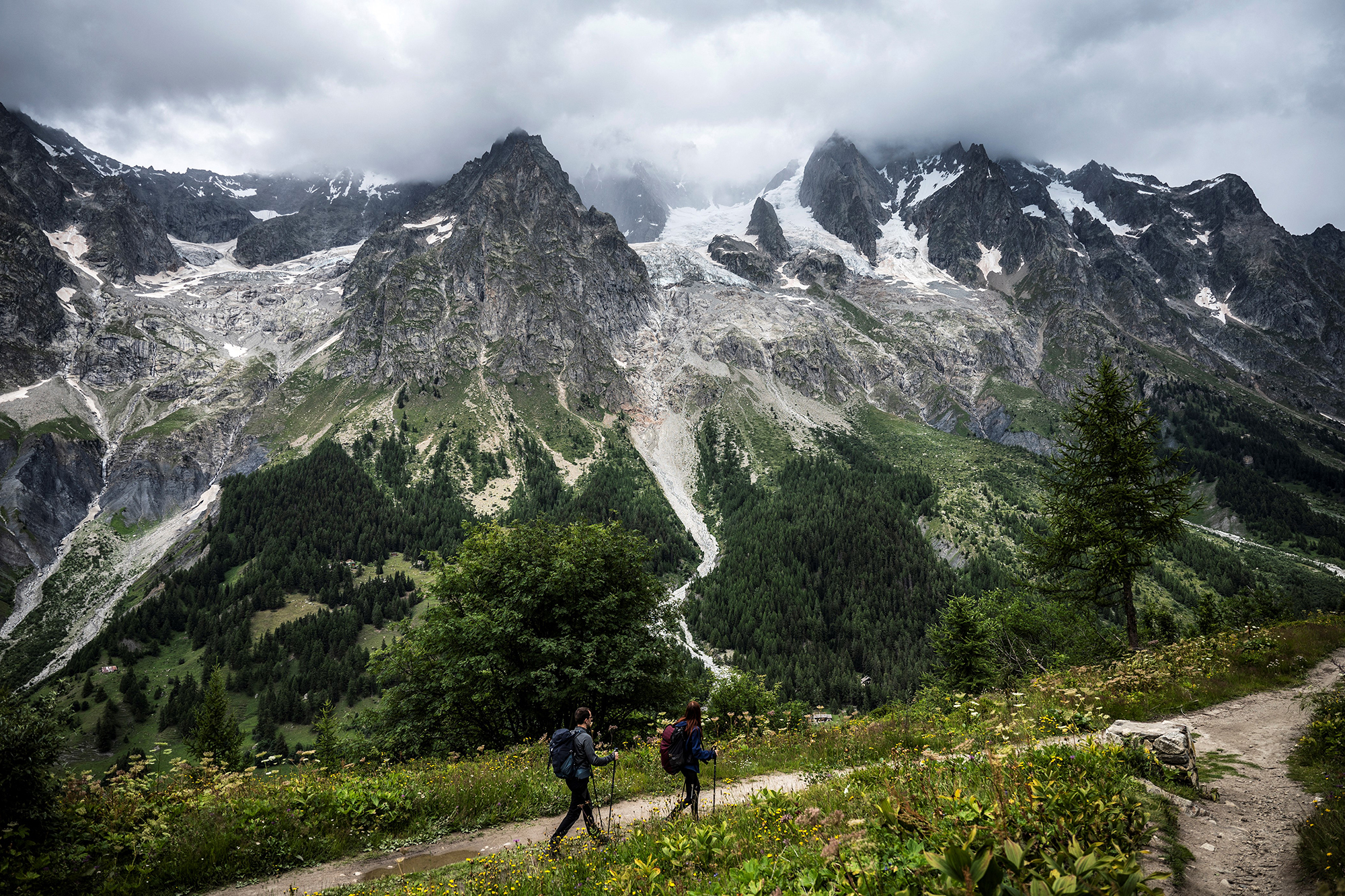 Alpen in Courmayeur