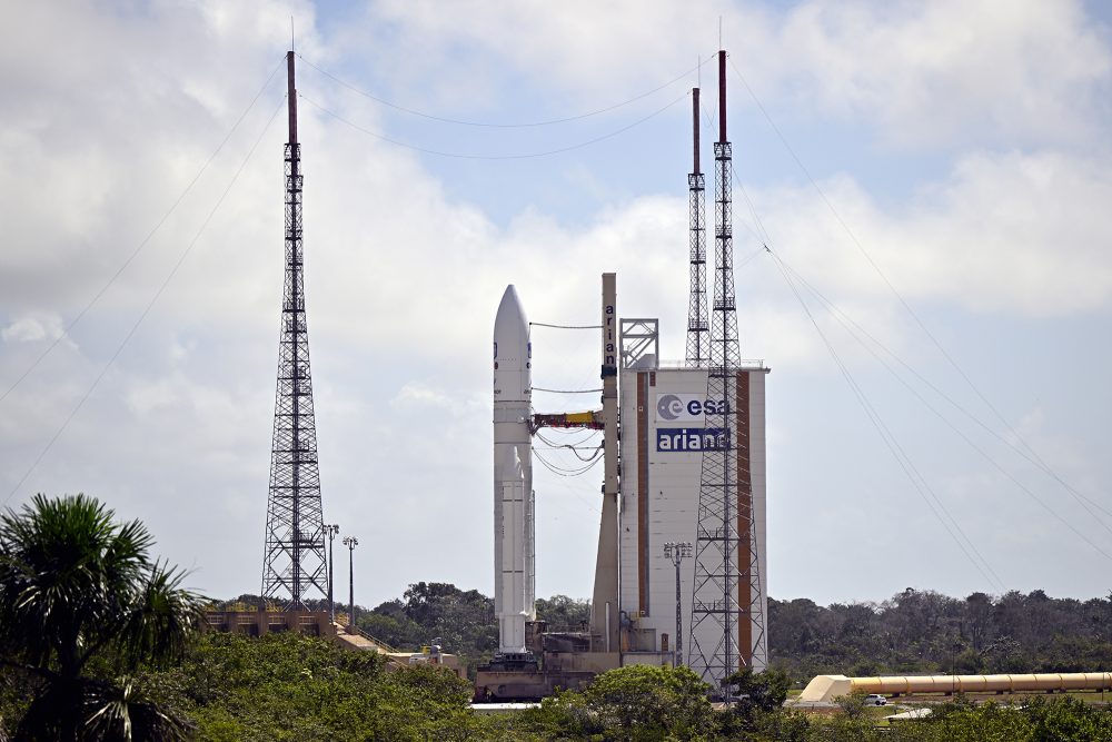 Startplatz der Ariane 6 im Raumfahrtzentrum von Guayana in Kourou, Französisch-Guayana (Bild: Eric Lalmand/Belga)